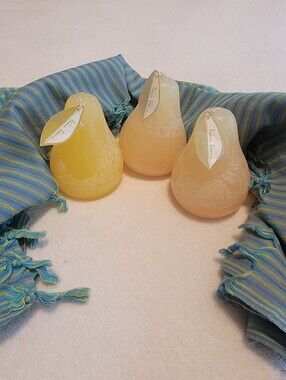 Vance Kitira Thailand Pear Shaped Candles Set of 3